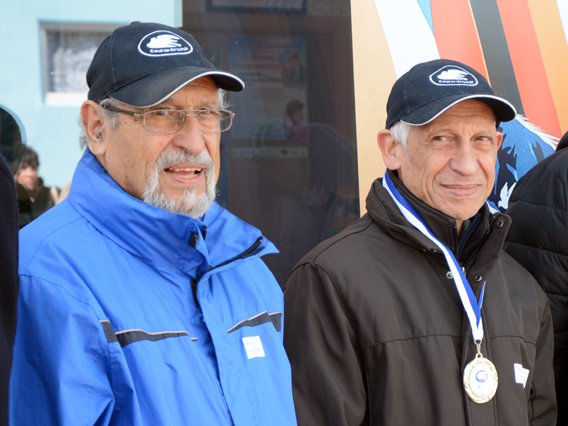 Talal (l.) und Tark Aboul Zahab (r.) aus Lybien.